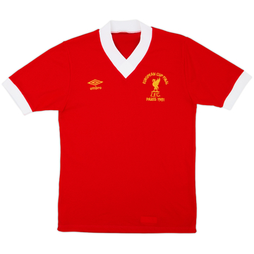 1979-82 Liverpool 'European Cup Final' Home Shirt - 9/10 - (S)