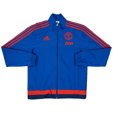 2015-16 Manchester United adidas Track Jacket - 9/10 - (S)