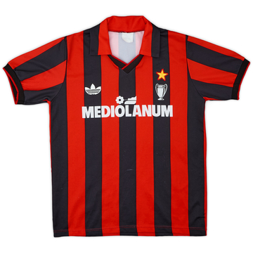 1990-91 AC Milan Home Shirt - 8/10 - (S)