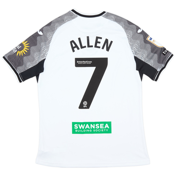 2023-24 Swansea Match Issue Home Shirt Allen #7
