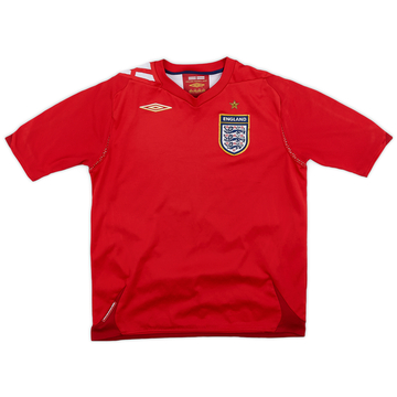 2006-08 England Away Shirt - 7/10 - (M.Boys)