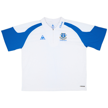 2009-10 Everton Le Coq Sportif 1/4 Zip Polo Shirt - 9/10 - (3XL)