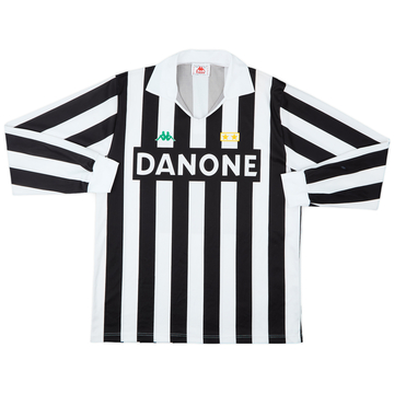 1992-94 Juventus Basic Home L/S Shirt - 8/10 - (XL)