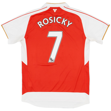 2015-16 Arsenal Home Shirt Rosicky #7VS