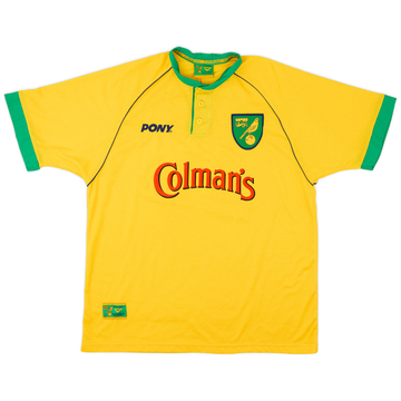 1997-99 Norwich Home Shirt - 9/10 - (XL)