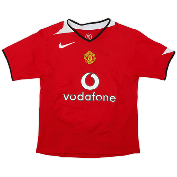 2004-06 Manchester United Home Shirt - 7/10 - (S.Boys)