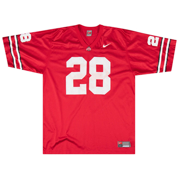 2006-08 Ohio State Buckeyes Wells #28 Nike Jersey (Home) XXL