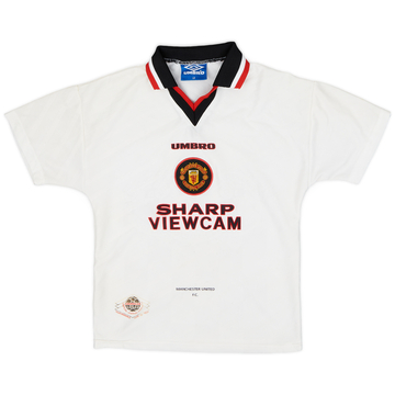 1996-97 Manchester United Away Shirt - 6/10 - (L.Boys)