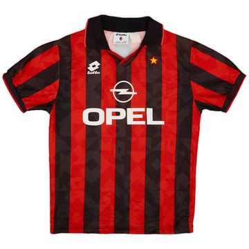 1994-95 AC Milan Home Shirt - 8/10 - (M)
