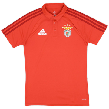 2017-18 Benfica adidas Polo Shirt - 9/10 - (S)