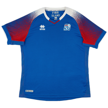 2018-19 Iceland Home Shirt - 8/10 - (XL)