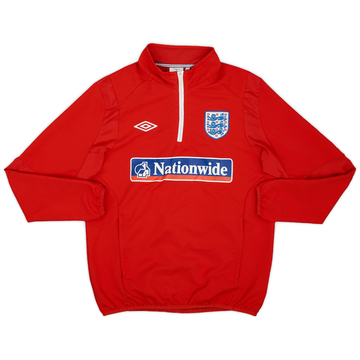 2010-11 England Umbro 1/4 Zip Drill Top - 9/10 - (M)