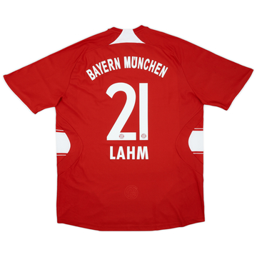 2007-08 Bayern Munich Home Shirt Lahm #21