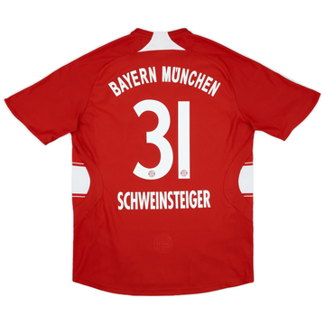 2007-08 Bayern Munich Home Shirt Schweinsteiger #31