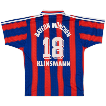 1995-97 Bayern Munich Home Shirt Klinsmann #18 - 5/10 - (S)