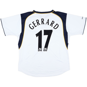 2001-03 Liverpool Away Shirt Gerrard #17 - 9/10 - (L)