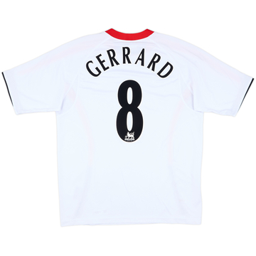 2005-06 Liverpool Away Shirt Gerrard #8 - 10/10 - (L)