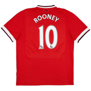 2014-15 Manchester United Home Shirt Rooney #10 - 8/10 - (S)