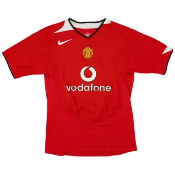 2004-06 Manchester United Home Shirt - 5/10 - (L.Boys)