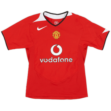 2004-06 Manchester United Home Shirt - 7/10 - (S.Boys)