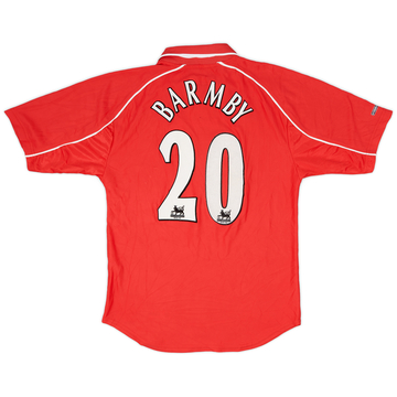 2000-02 Liverpool Home Shirt Barmby #20 - 9/10 - (S)