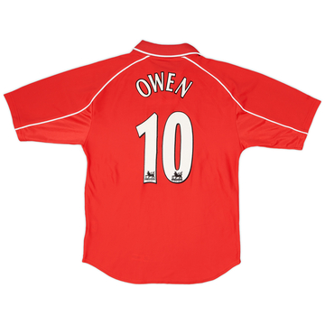 2000-02 Liverpool Home Shirt Owen #10 - 7/10 - (S)