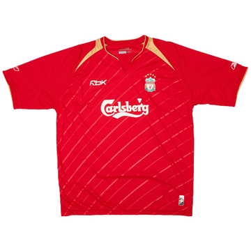 2005-06 Liverpool CL Home Shirt - 6/10 - (XL)