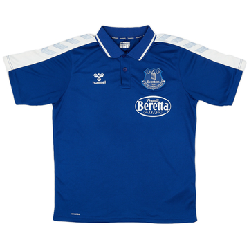 2021-22 Everton Hummel Polo Shirt - 8/10 - (M)