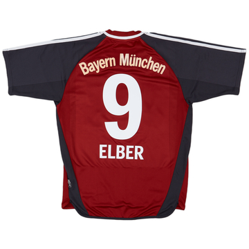 2001-02 Bayern Munich Home Shirt Elber #9 - 6/10 - (S)