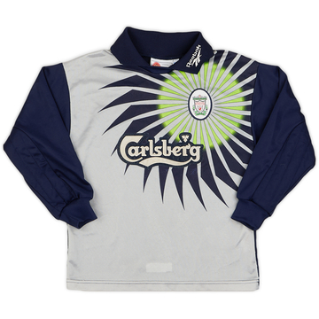 1998-99 Liverpool GK Shirt - 9/10 - (XS.Boys)