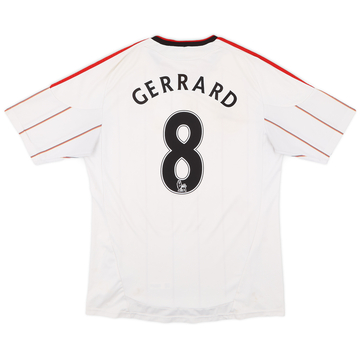 2010-11 Liverpool Away Shirt Gerrard #8 - 5/10 - (L)
