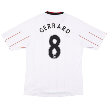 2010-11 Liverpool Away Shirt Gerrard #8 - 6/10 - (L)