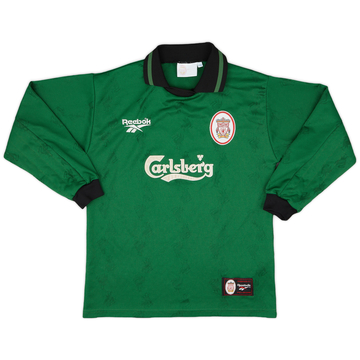 1996-97 Liverpool GK Shirt - 8/10 - (Y)