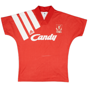 1991-92 Liverpool Home Shirt - 7/10 - (XS)