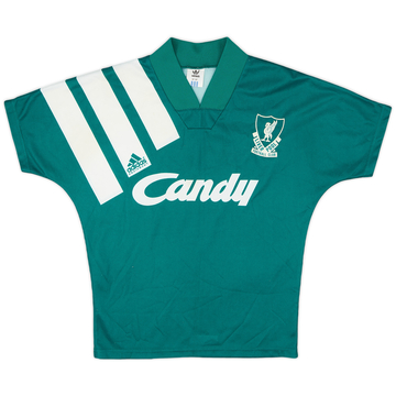 1991-92 Liverpool Away Shirt - 9/10 - (M.Boys)