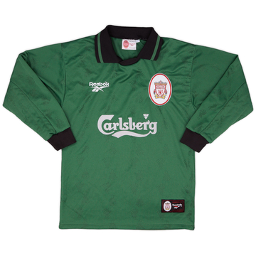 1996-97 Liverpool GK Shirt - 7/10 - (S)