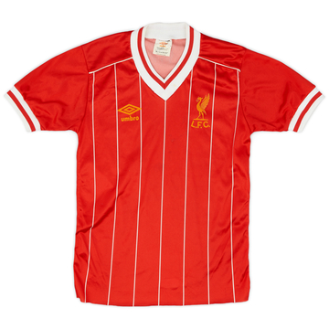 1982-85 Liverpool Home Shirt - 8/10 - (L.Boys)