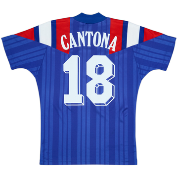 1992-94 France Home Shirt Cantona #18 - 6/10 - (S)