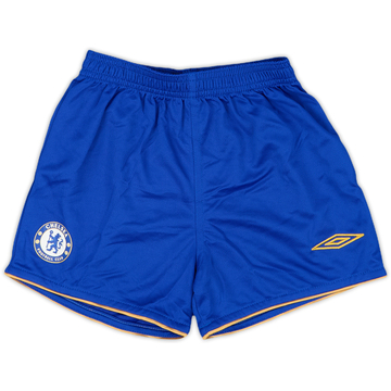 2005-06 Chelsea Home Shorts - 8/10 - (6-7 Years)