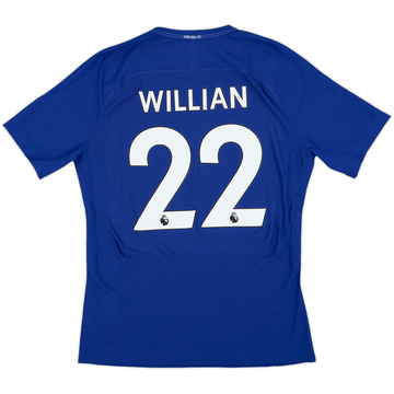 2017-18 Chelsea Player Issue Home Shirt Willian #22 (L)