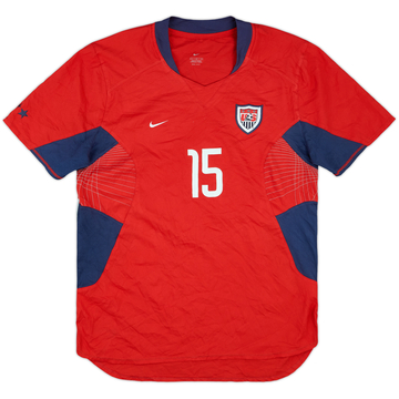 2003 USA Women Player Issue Away Shirt #15 - 7/10 - (L)