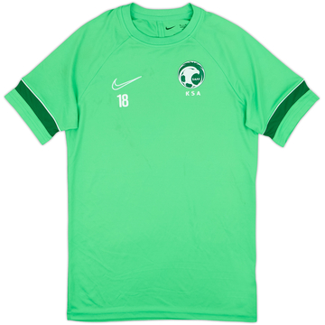 2022-23 Saudi Arabia Player Issue Nike Training Shirt #18 - 5/10 - (M)
