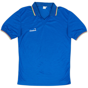 1986-91 Italy Home Diadora Template Shirt - 8/10 - (L)