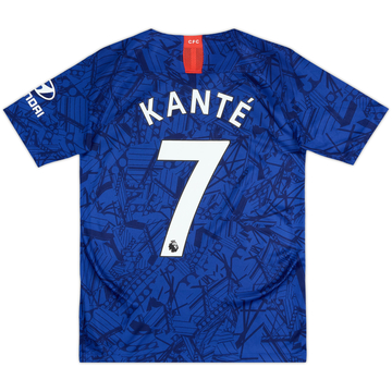 2019-20 Chelsea Home Shirt Kante #7 - 8/10 - (XL.Boys)