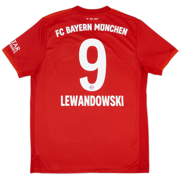 2019-20 Bayern Munich Home Shirt Lewandowski #9 - 7/10 - (L)