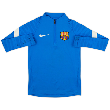 2021-22 Barcelona Nike 1/4 Zip Training Top - 8/10 - (XS.Boys)