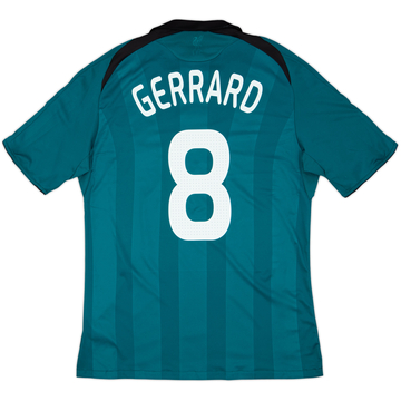 2008-09 Liverpool Third Shirt Gerrard #8 - 5/10 - (L)
