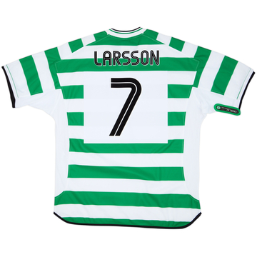 2001-03 Celtic Home Shirt Larsson #7 (XXL)