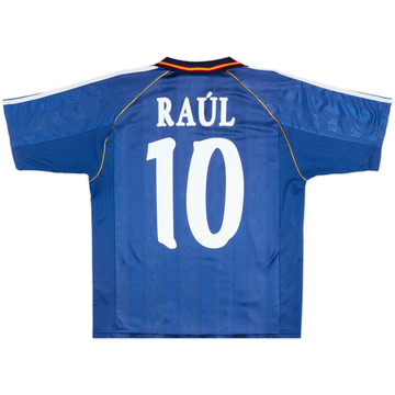 1999-00 Spain Away Shirt Raul #10 - 7/10 - (M)
