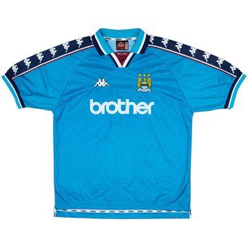 1997-99 Manchester City Home Shirt - 8/10 - (XL)